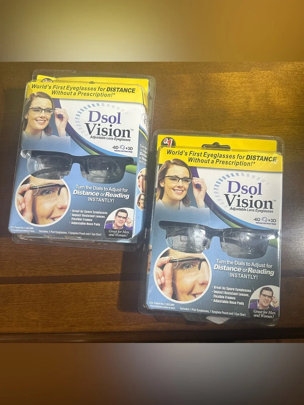 Adjustable Lens Eyeglasses - Black